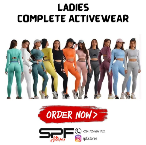 ladies complete activewear